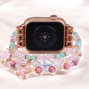 Cinturino Apple Watch elasticizzato Pink Sands