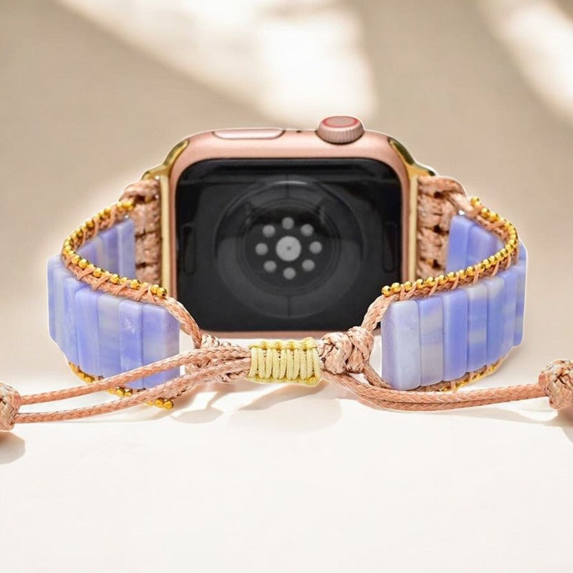 Cinturino per Apple Watch in agata prugna