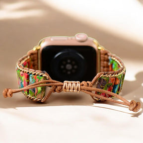 Cinturino Apple Watch in Giada della Foresta Pluviale