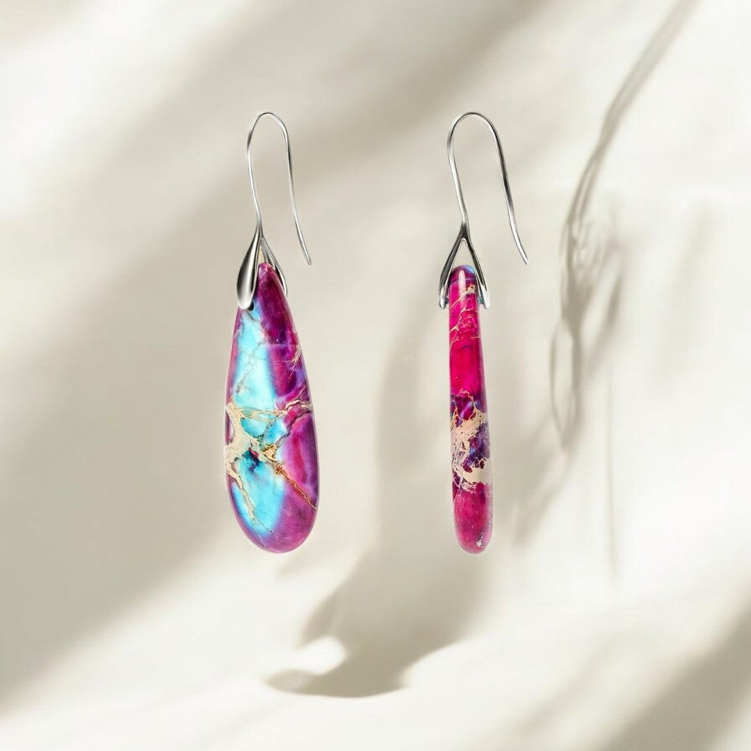 Orecchini in Giada Energetica Tibetana