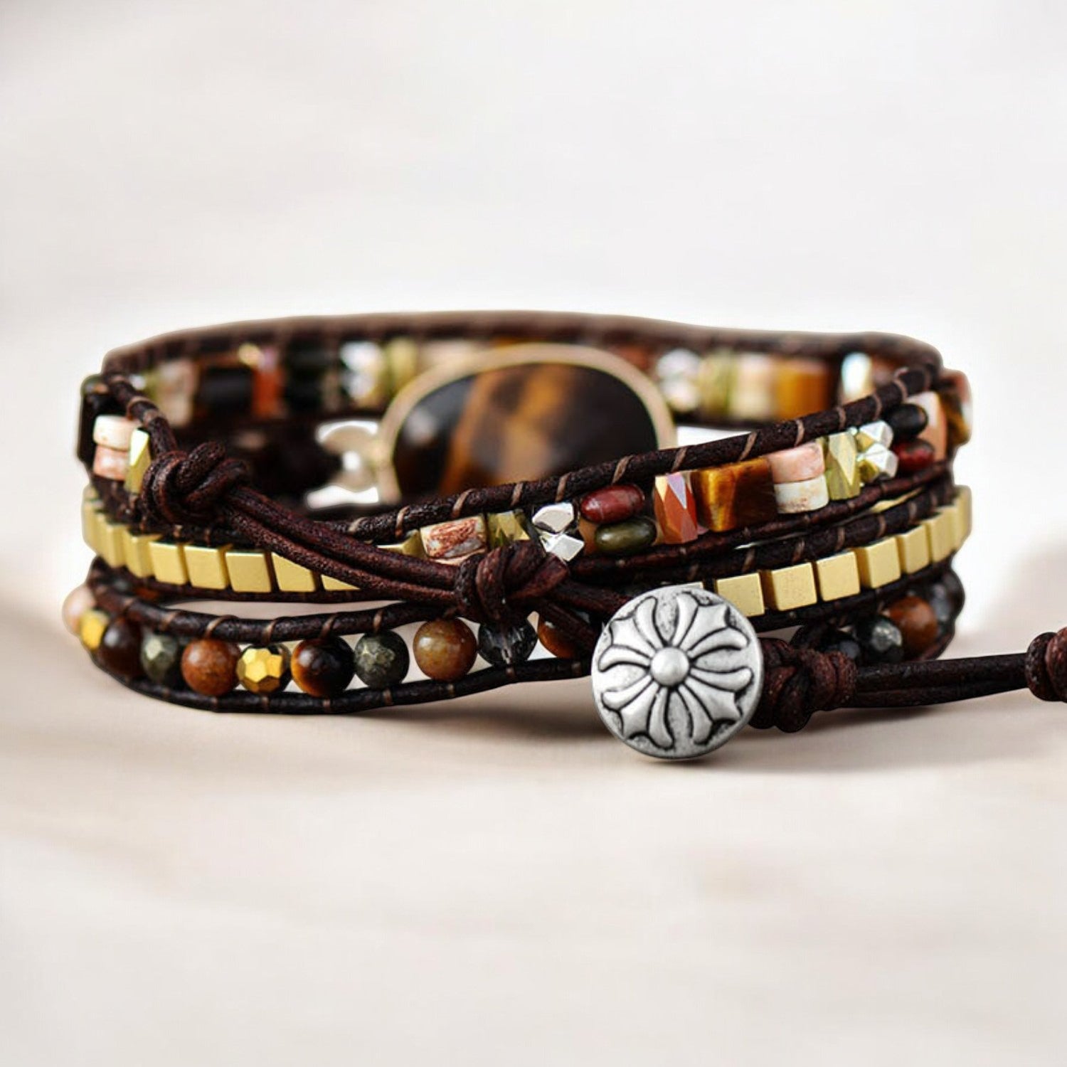 Bracciale spirituale occhio di tigre