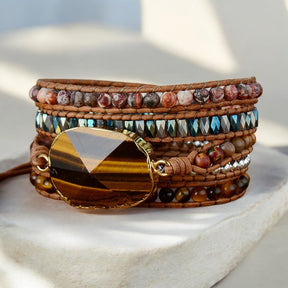 Bracciale reale in occhio di tigre