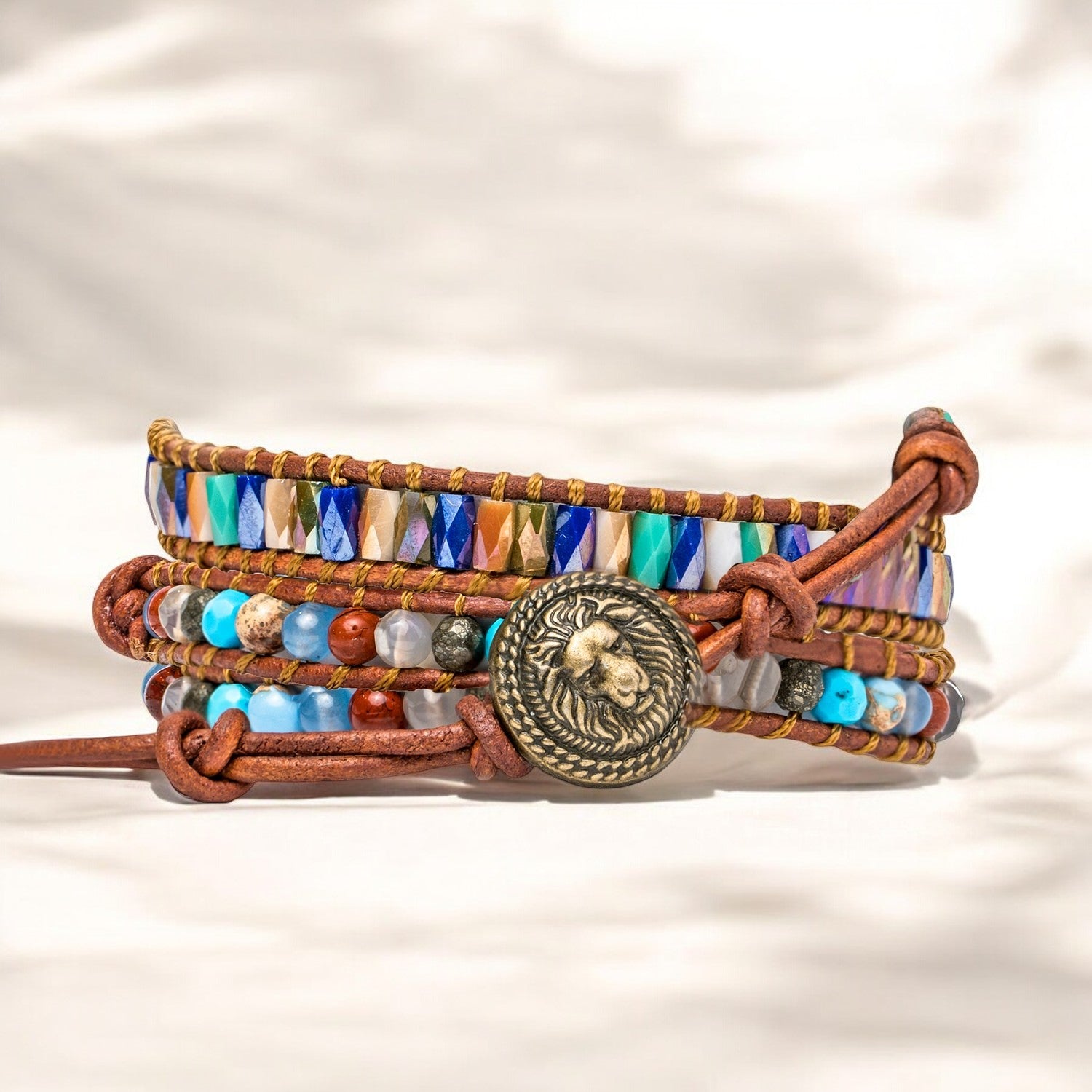 Bracciale energetico Leonessa turchese