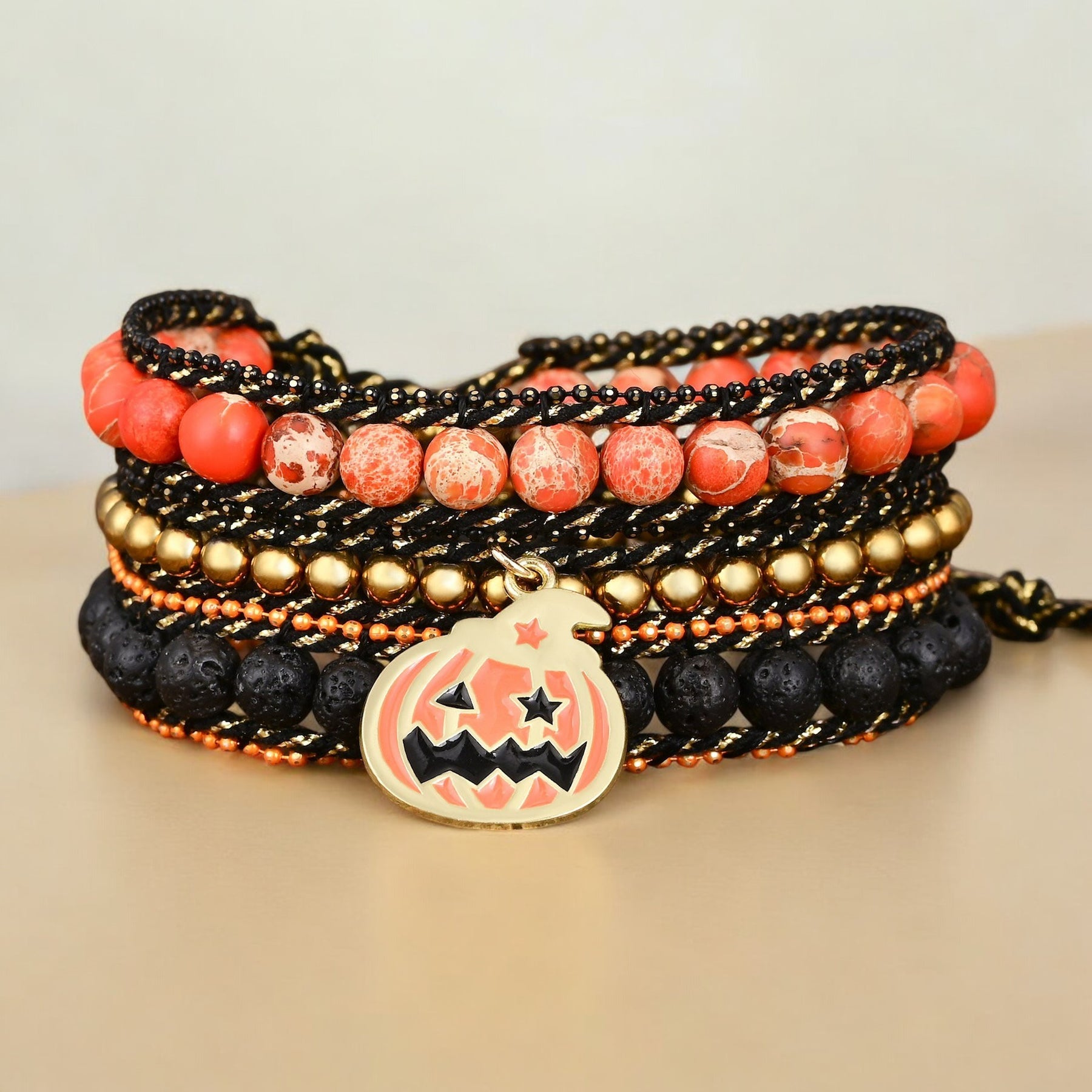 Braccialetto avvolgente Wicked Pumpkin Patch