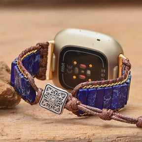 Cinturino per orologio Fitbit Versa in lapislazzuli azzurro