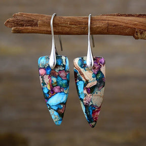 Coastal Radiance Jasper Earrings - Cape Diablo