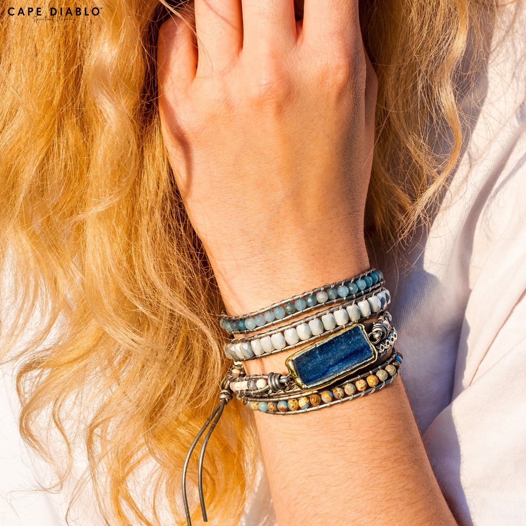 Healing Topaz Wrap Bracelet - Cape Diablo