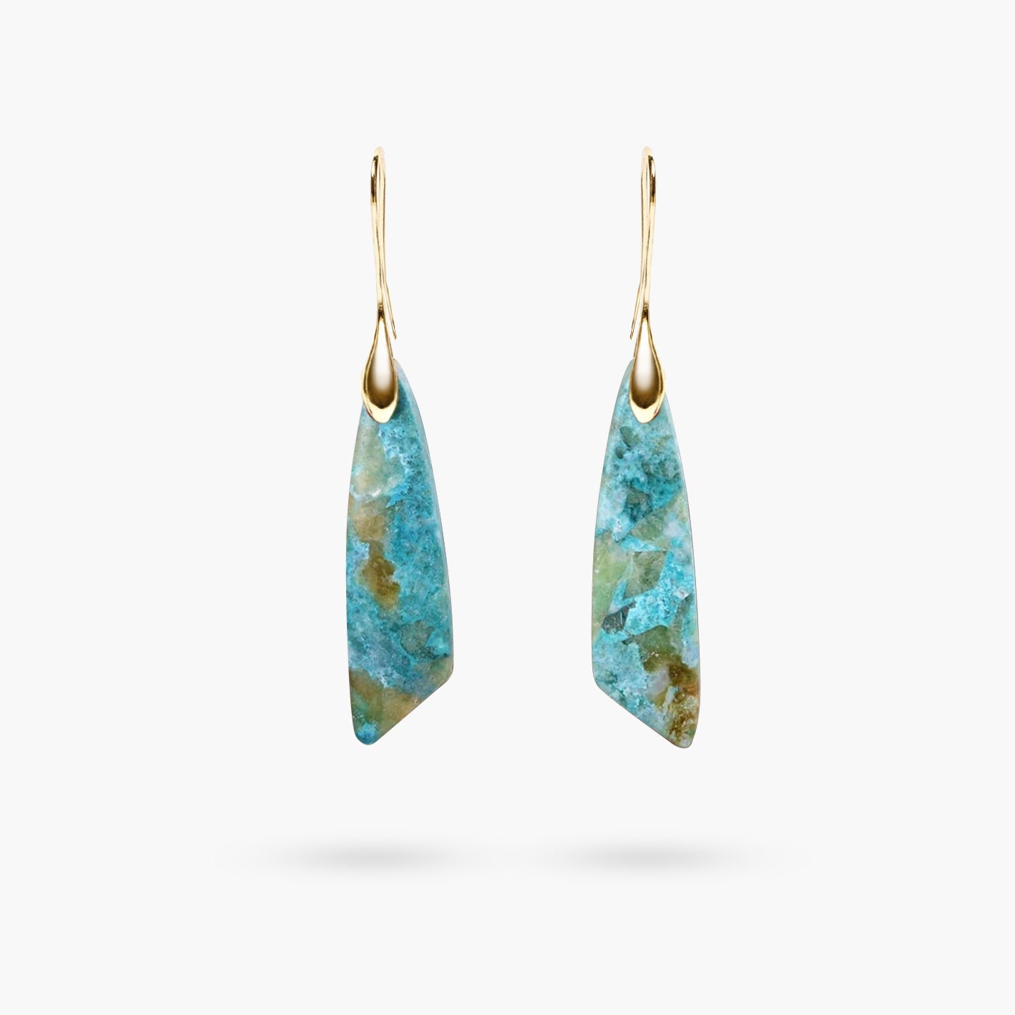 Heavenly Amazonite Hook Earrings - Cape Diablo