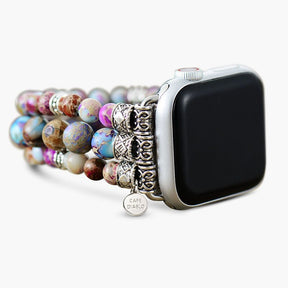 Intense Jasper Stretch Apple Watch Strap - Cape Diablo