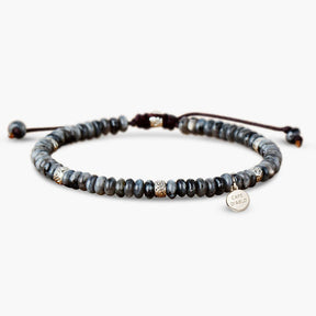 Men's Grey Jasper Tibetan Bracelet - Cape Diablo